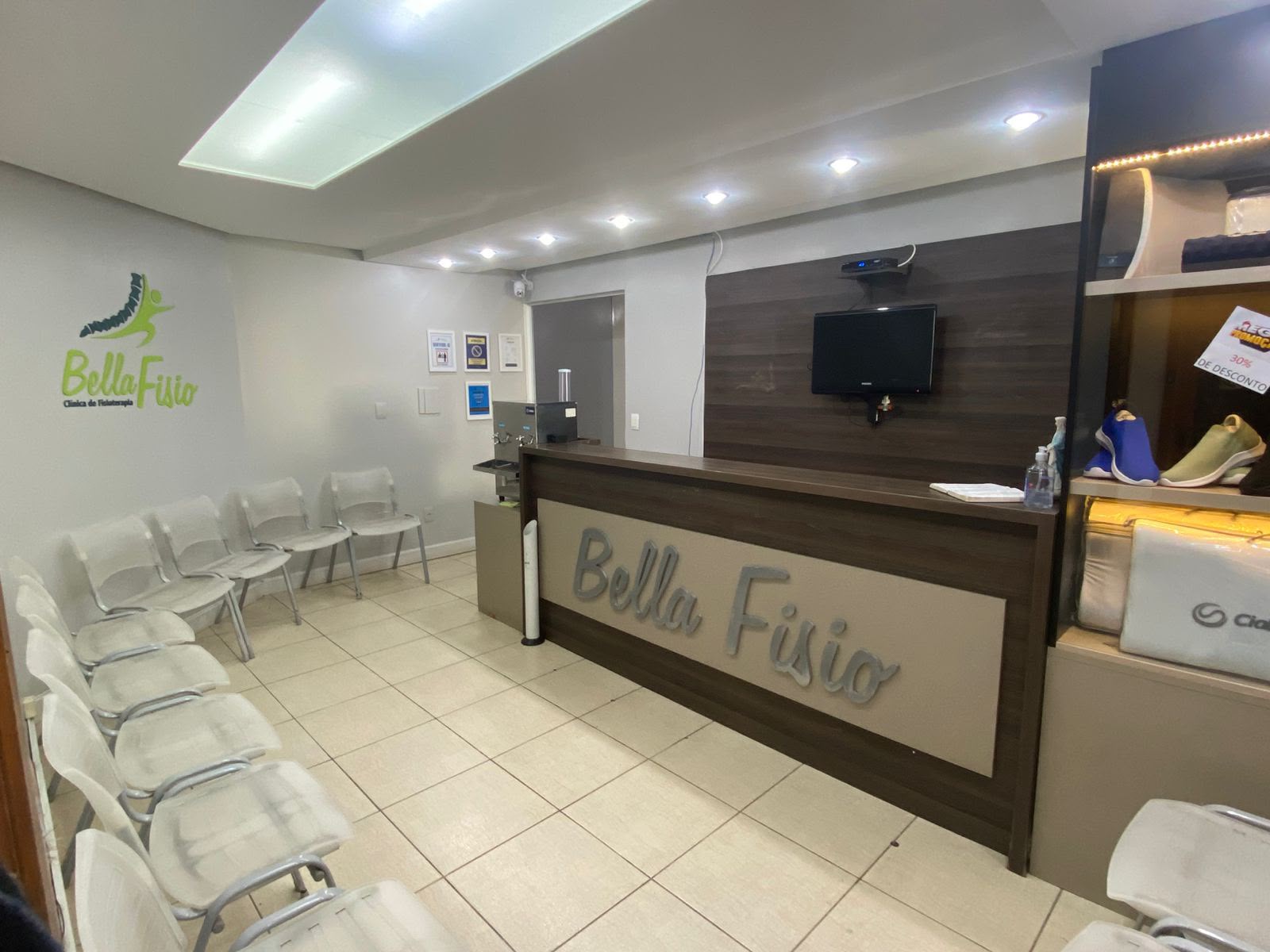 Recepção da Bella Fisio em Canoas